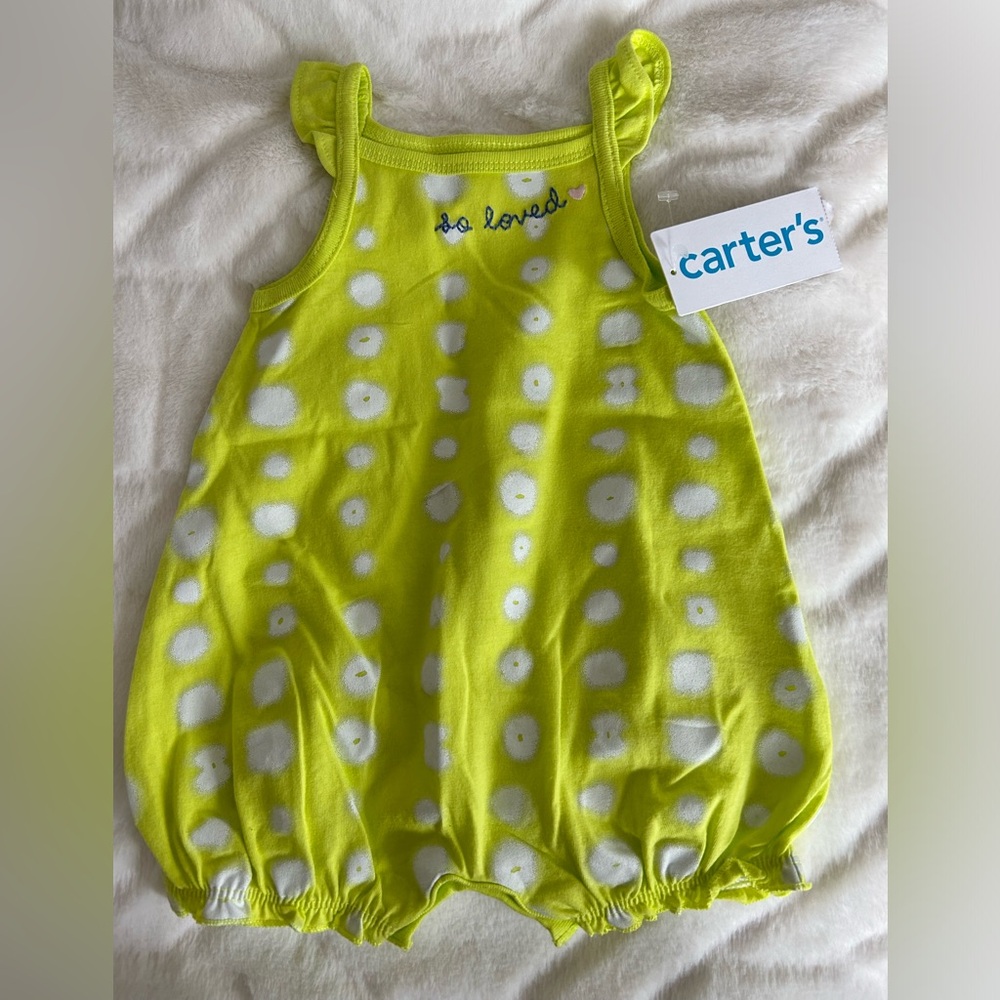 Neon Carter’s baby romper